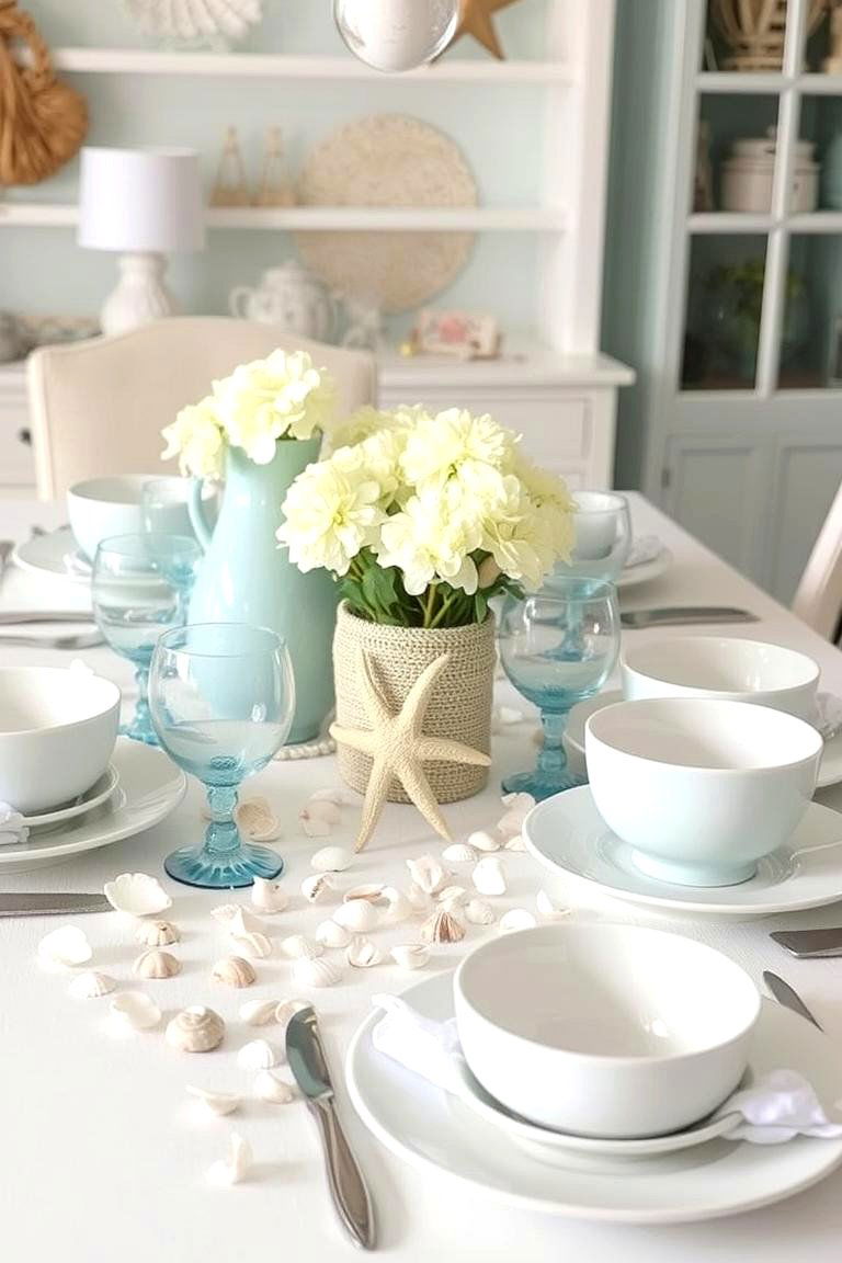 Casual Beach Inspired Decor - 24 Dining Table Decor Ideas