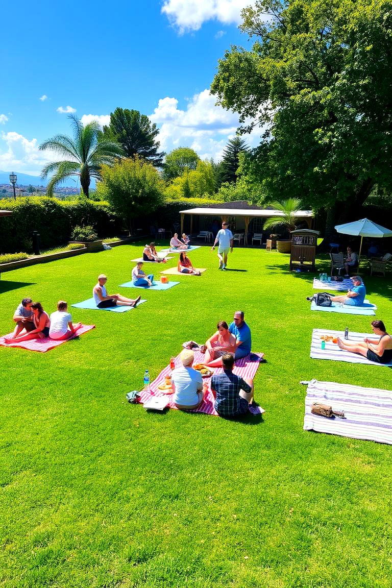 Casual Picnic Blanket Gathering - 24 Garden Party Ideas