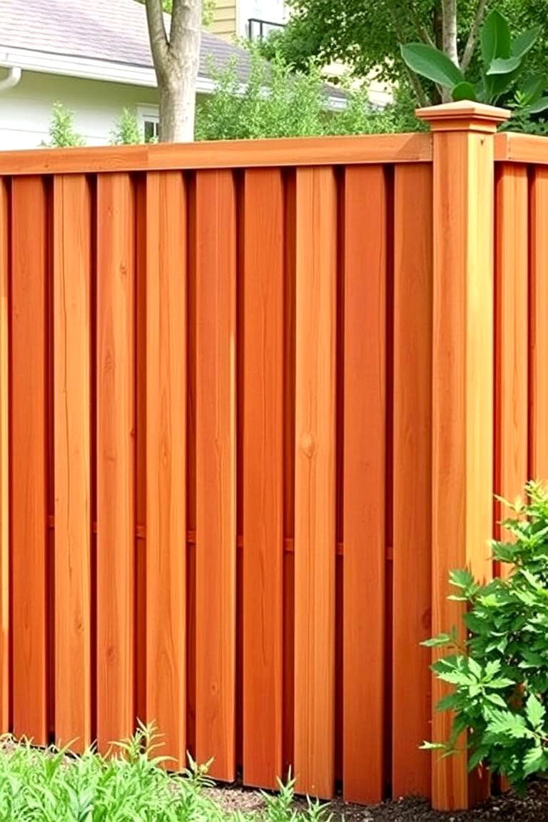 Cedar Privacy Fence - 24 Privacy Fence Ideas