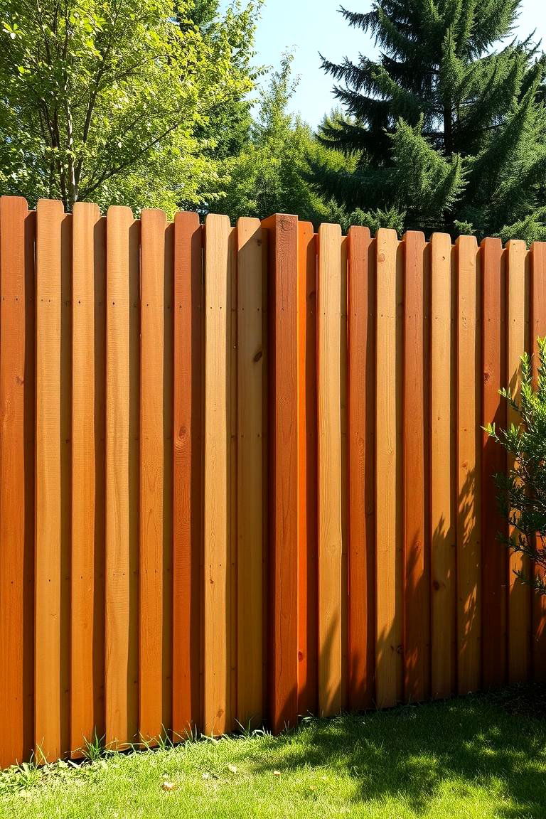 Cedar Privacy Fence - 24 Cedar Fence Ideas