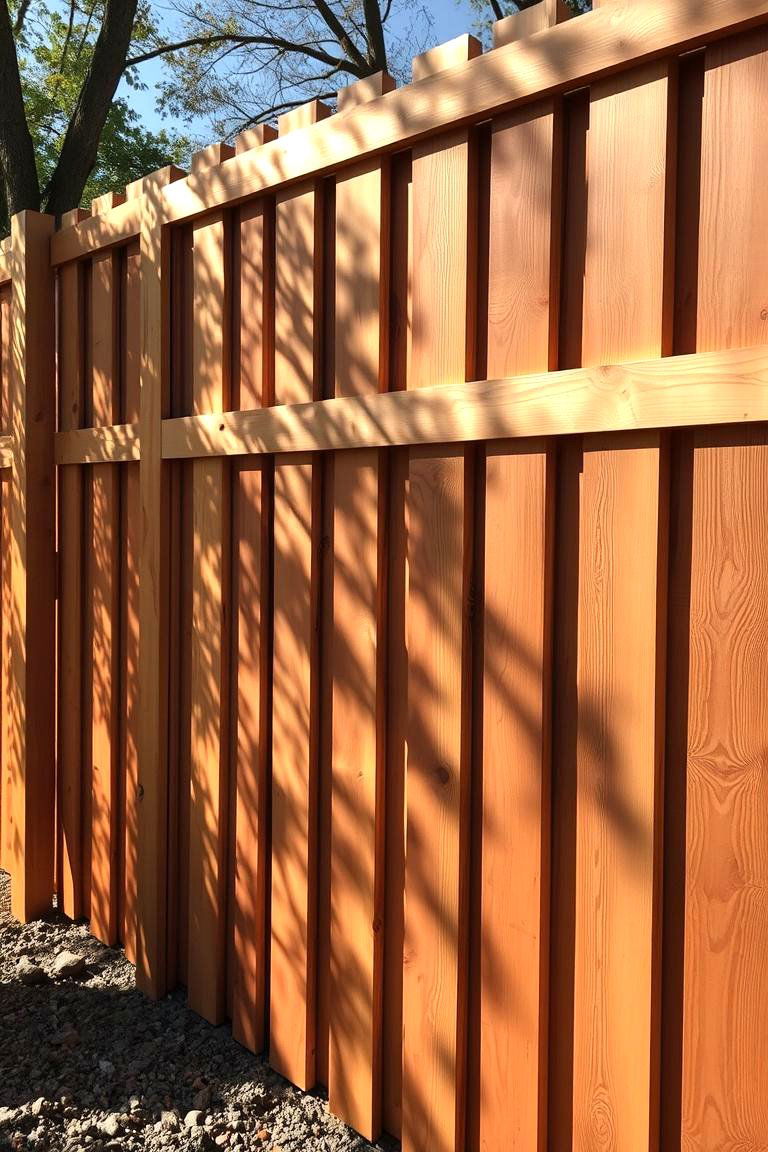 Cedar Shadowbox Fence - 24 Cedar Fence Ideas