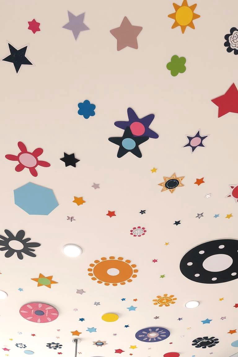 Ceiling Decals and Stickers - 24 Cheap Ceiling Ideas