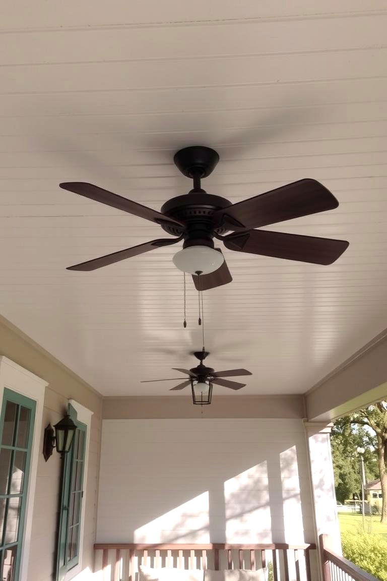 Ceiling Fans to Keep Things Cool - 24 Southern Front Porch Ideas