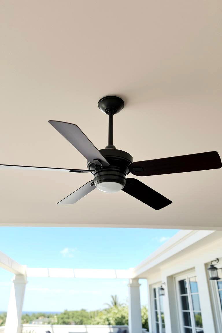 Ceiling Mounted Outdoor Fan - 24 Patio Fan Ideas