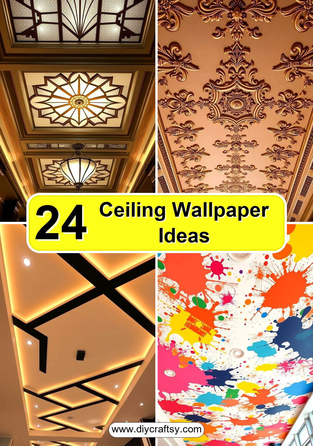 Ceiling Wallpaper Ideas