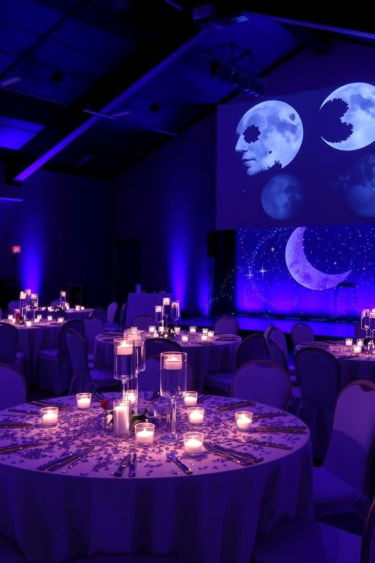 Celestial Purple Night - 24 Purple Wedding Theme Ideas