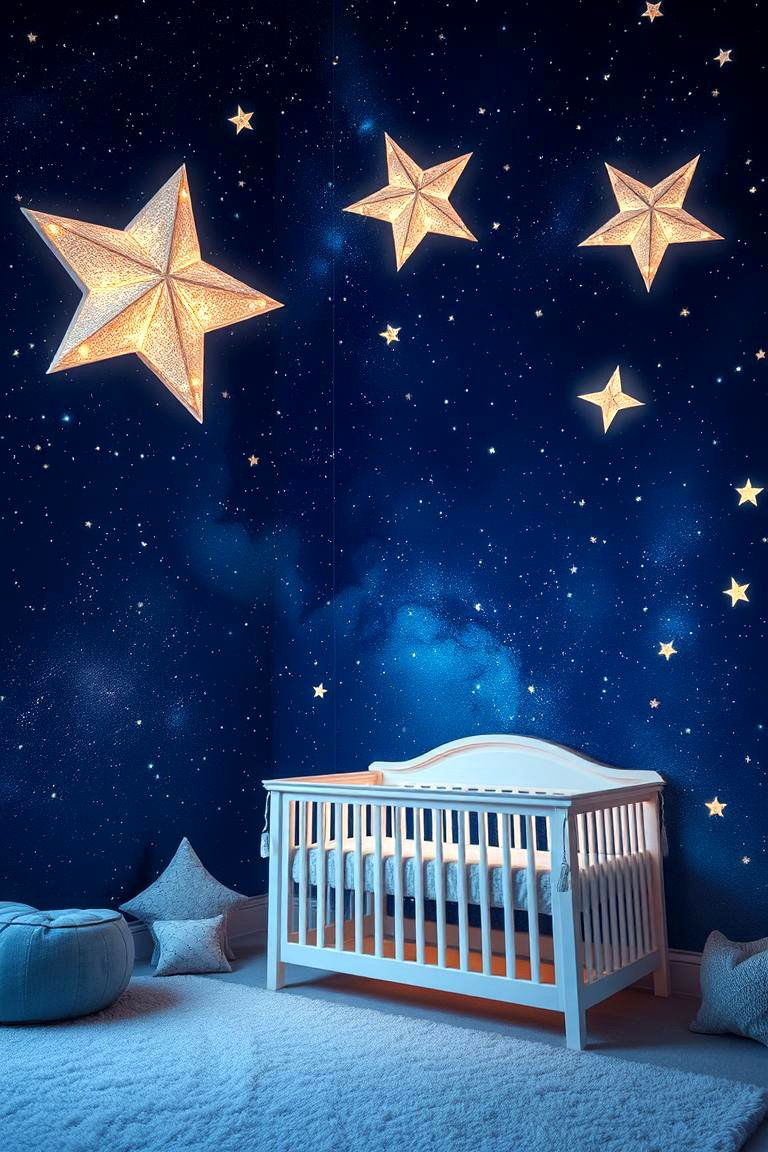 Celestial Sky Nursery - 24 Nature Themed Nursery Ideas