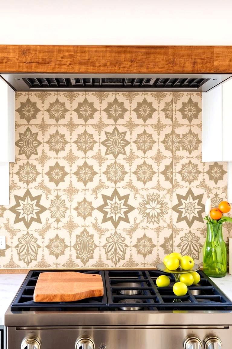 Cement Tiles - 24 Modern Kitchen Backsplash Ideas