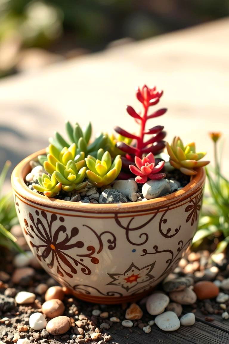 Ceramic Charm Container - 24 Fairy Garden Container Ideas