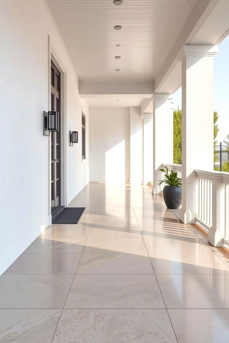 Ceramic Porcelain Tiles - 24 Porch Flooring Options