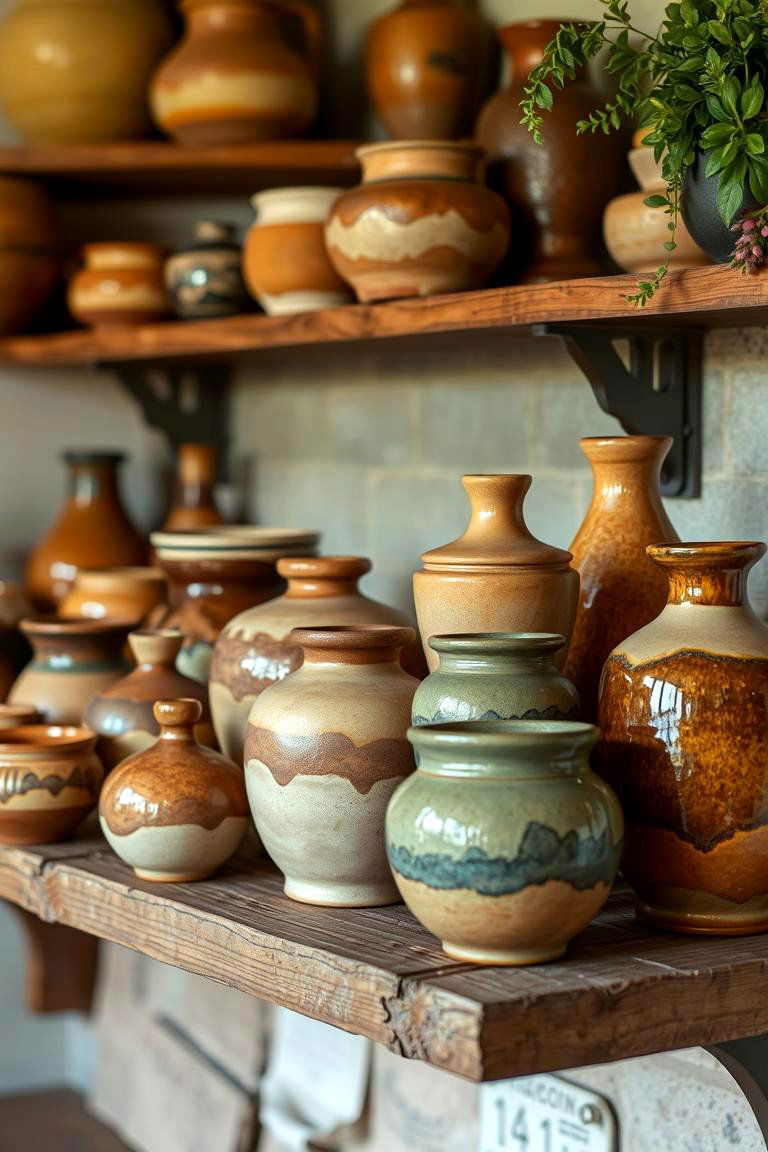 Ceramic Pottery and Vessels - 24 Tuscan Interior Design Ideas
