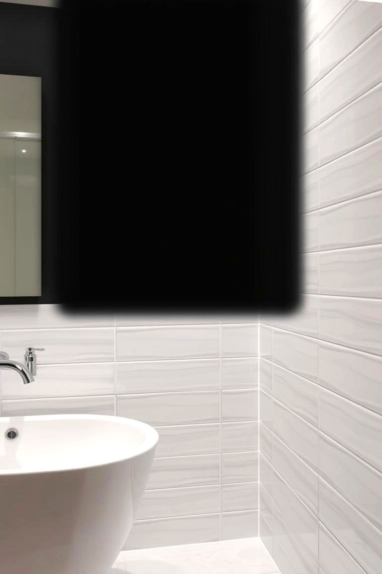 Ceramic Tile Panels for Classic Durability - 24 Bathroom Wall Paneling Ideas