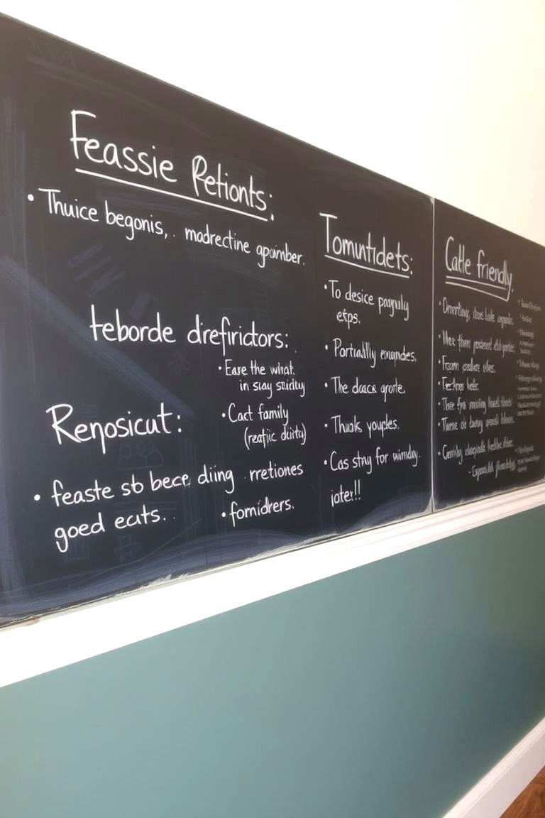 Chalkboard Wall - 24 Exterior Color Palettes for Small Homes