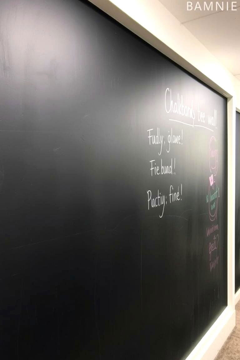 Chalkboard Wall Surfaces - 24 Basement Wall Ideas