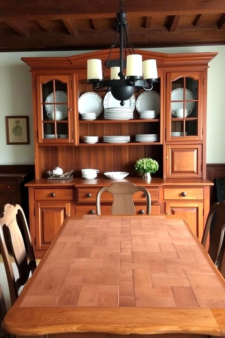 Chalkboard Wall for Personal Touches - 24 Rustic Dining Room Ideas