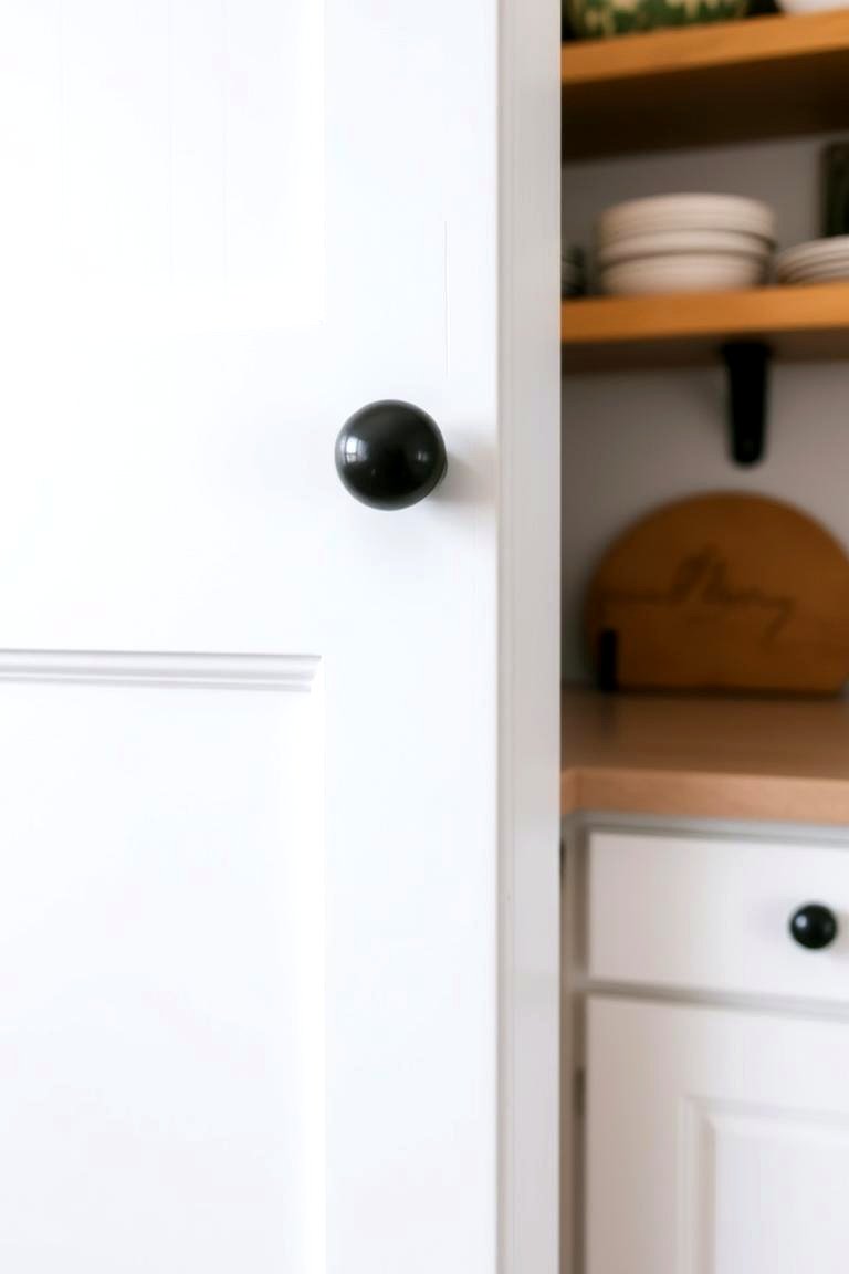 Chalkboard Wall or Panel - 24 White Farmhouse Kitchen Ideas