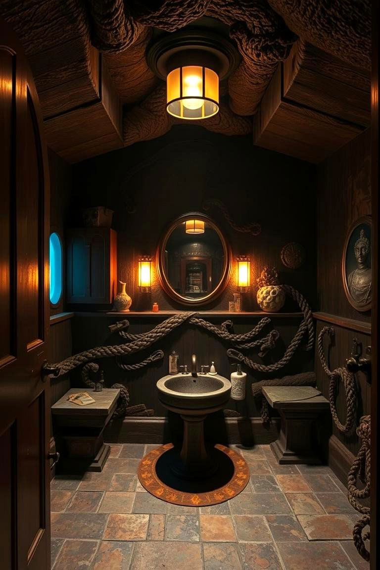 Chamber of Secrets Theme - 24 Harry Potter Bathroom Ideas