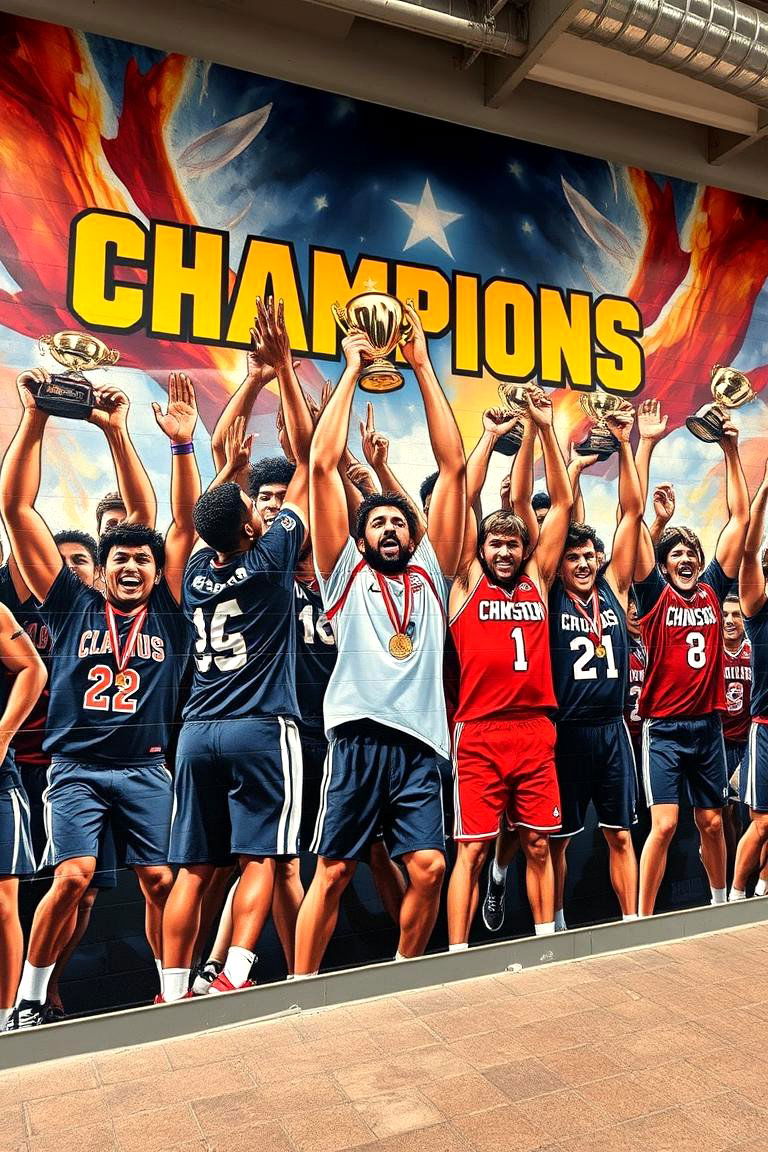 Champions Celebration - 24 Gym Murals