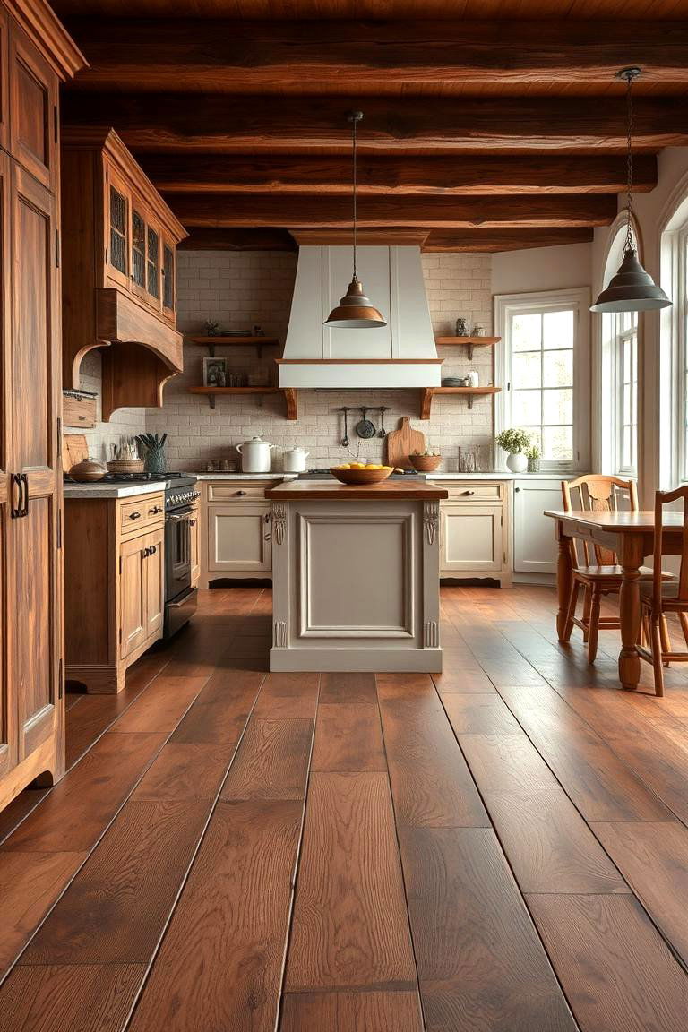 Characterful Rustic Brown - 24 Wood Floor Colors