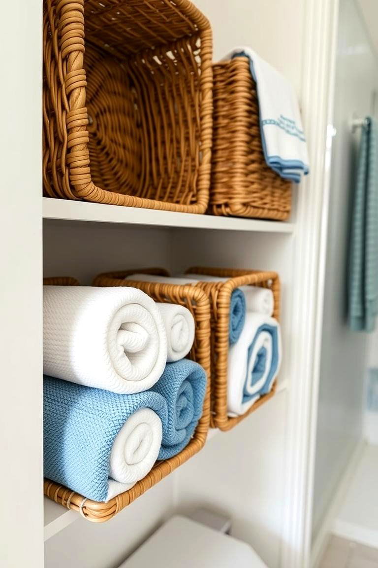 Charming Baskets and Bins - 24 Towel Storage Ideas