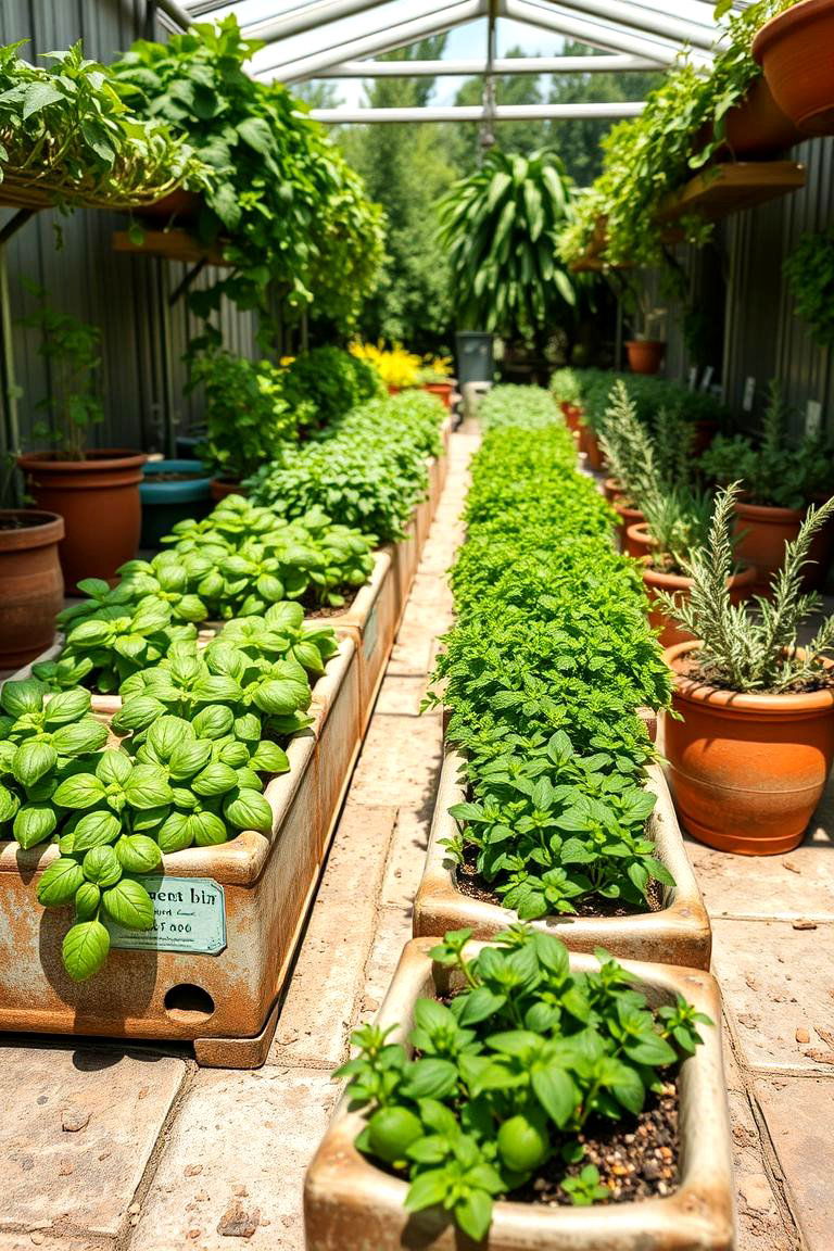 Charming Herb Oasis - 24 Spring Garden Ideas