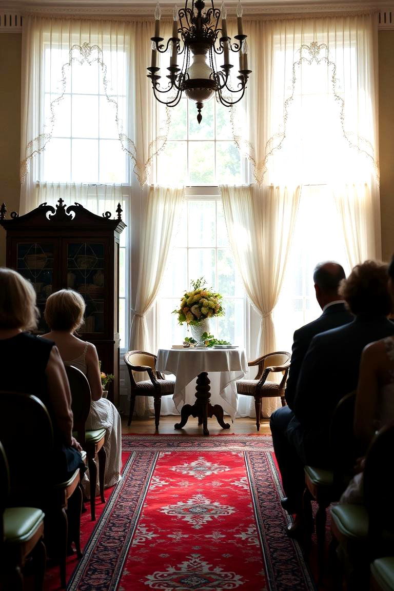 Charming Historic Home Ceremony - 24 Wedding Ceremony Ideas