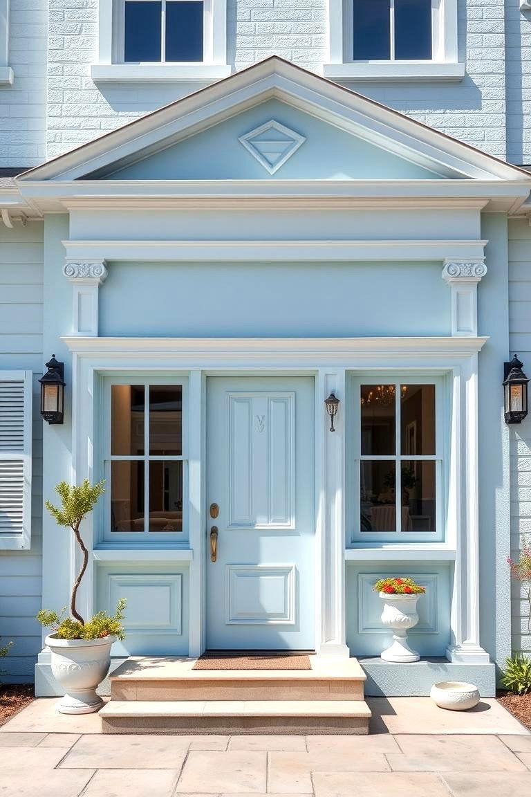 Charming Robins Egg Blue - 24 Blue Exterior House Colors