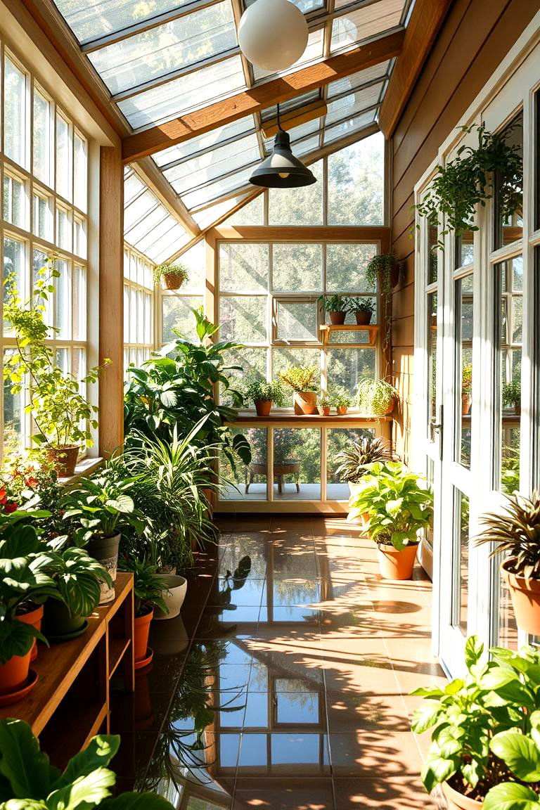 Charming Sunlit Retreat - 24 Porch Greenhouse Ideas