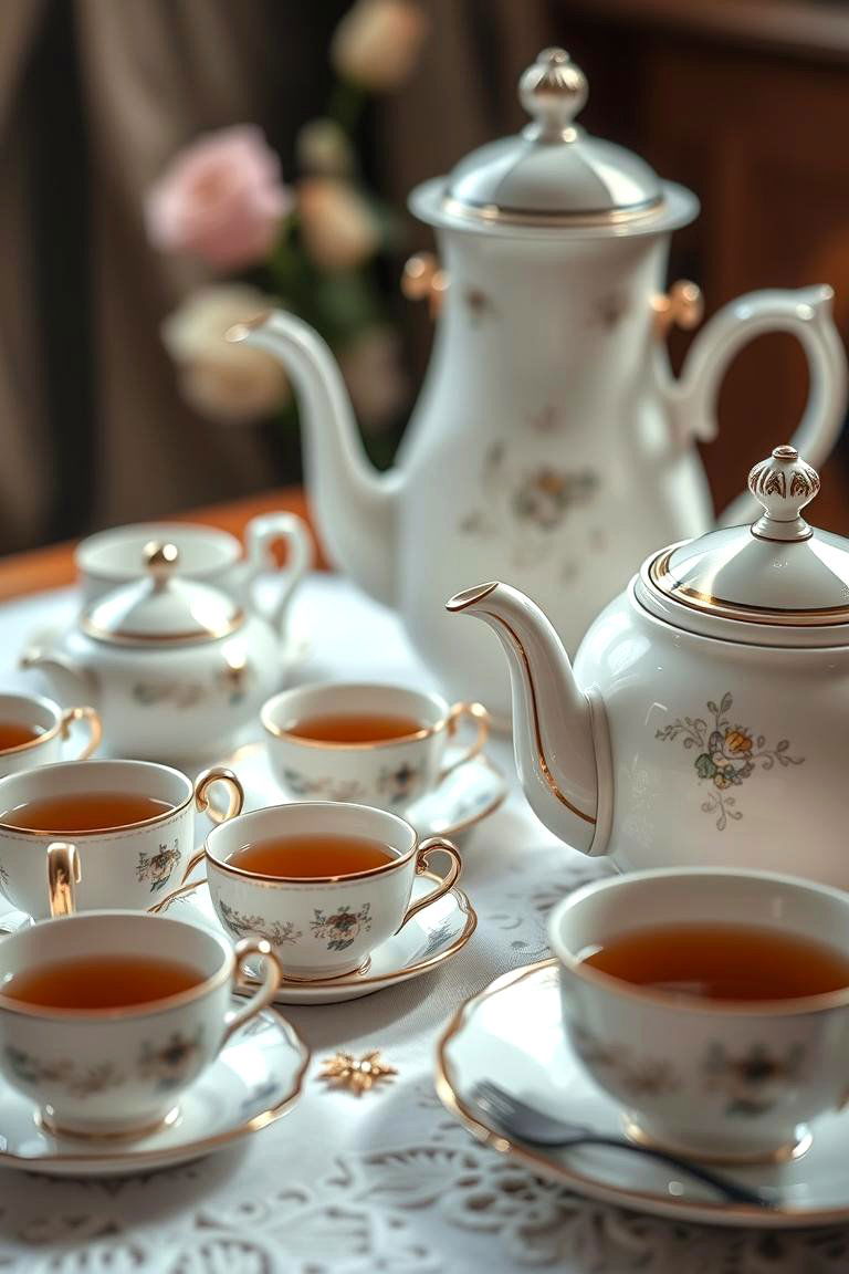 Charming Tea Ceremony Elements - 24 Bridgerton Wedding Ideas