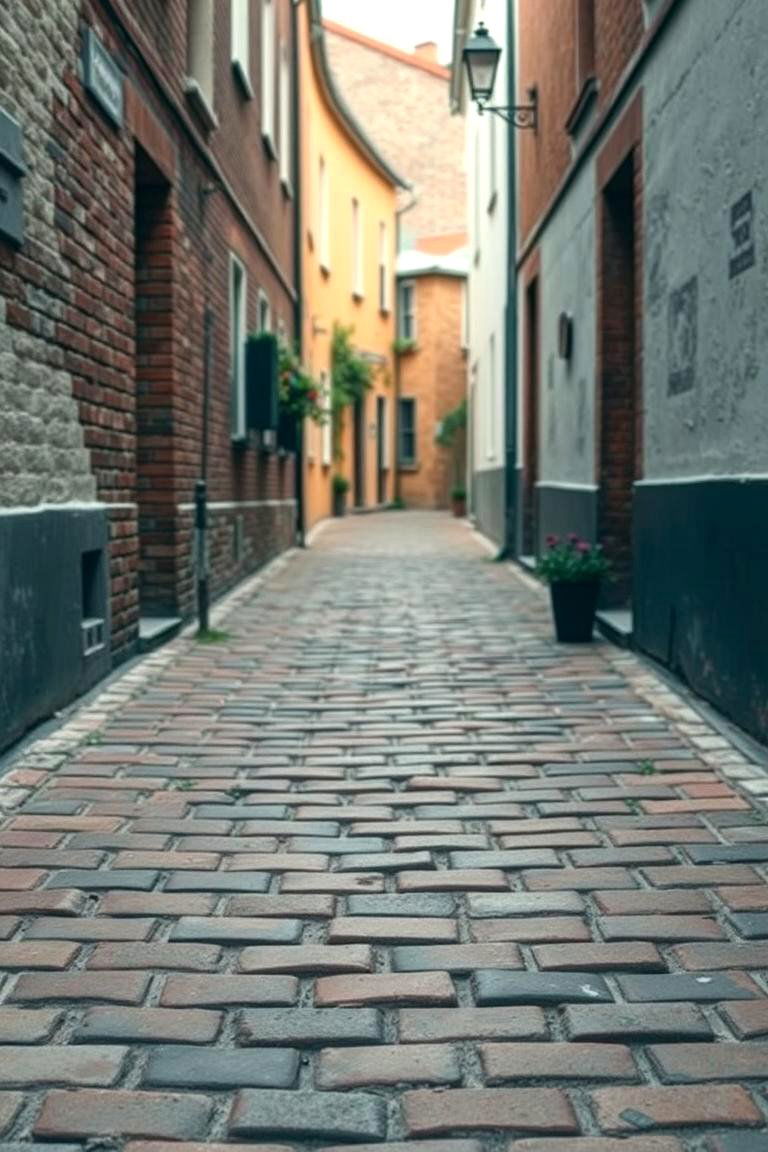 Charming Vintage Brick Path - 24 Pool Walkway Ideas