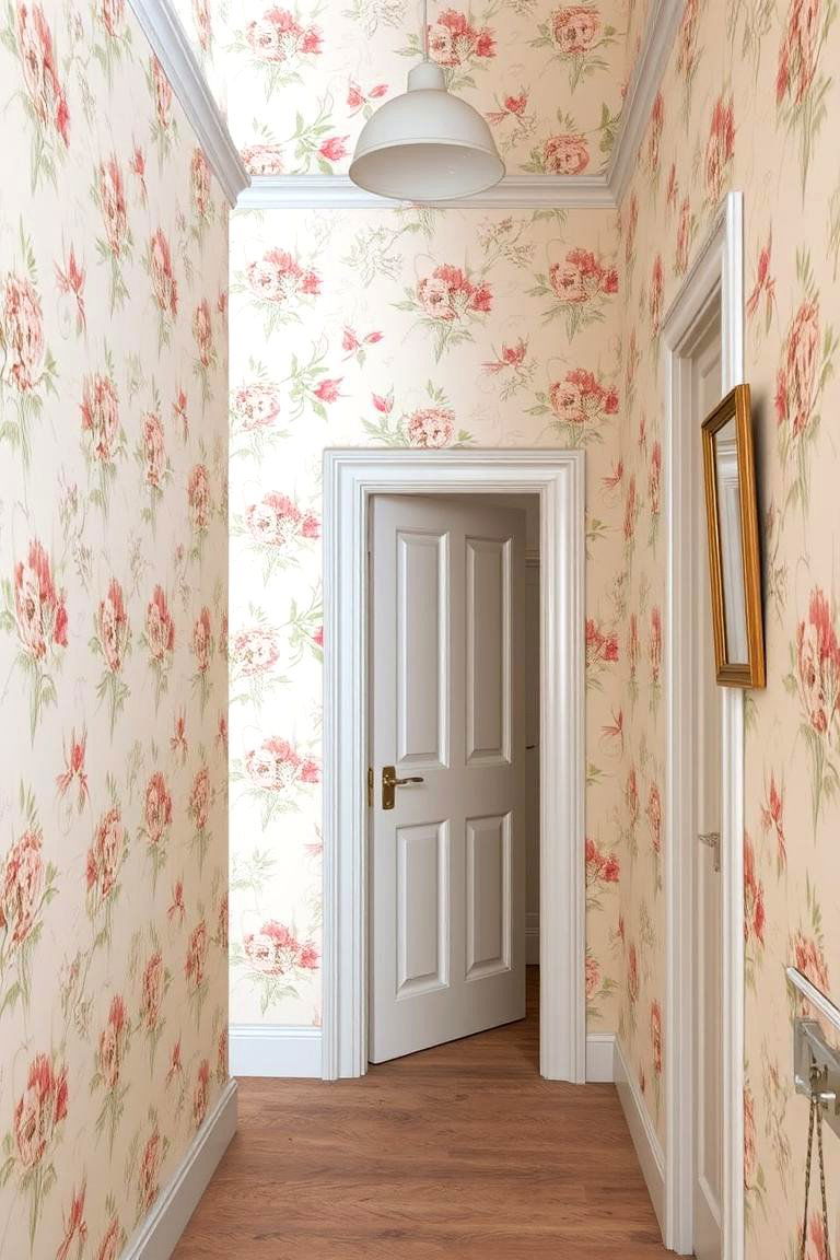 Charming Vintage Pattern Wallpaper - 24 Hallway Wallpaper Ideas