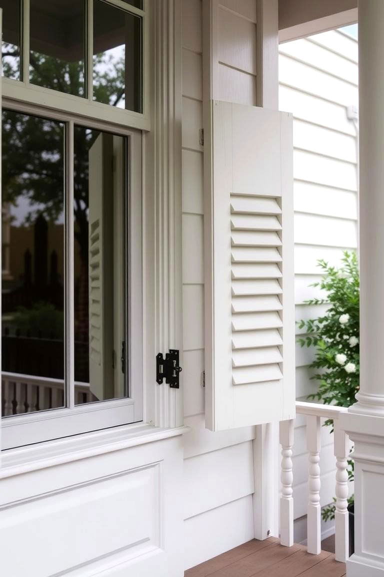 Charming Window Shutters - 24 Victorian Porch Ideas
