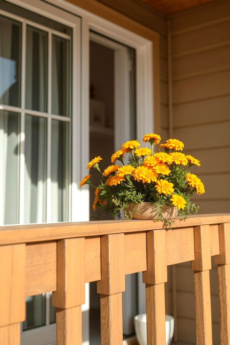 Cheerful Marigolds - 24 Flowering Plants for Balcony