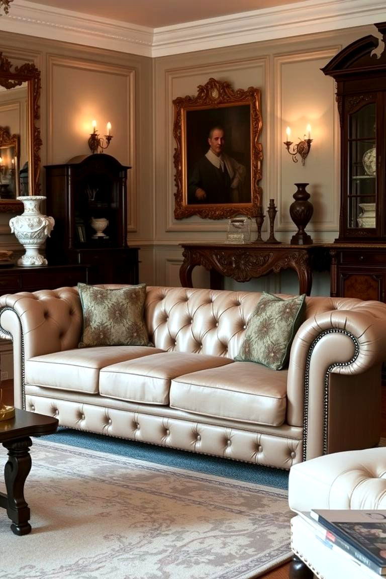 Chesterfield Sofa - 24 Living Room Couch Ideas