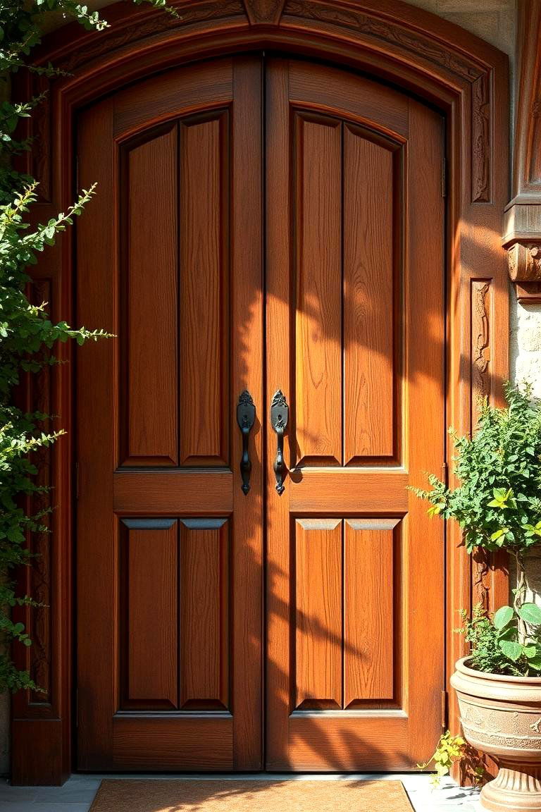 Chestnut Brown Natural Beauty - 24 Brown House Front Door Colors