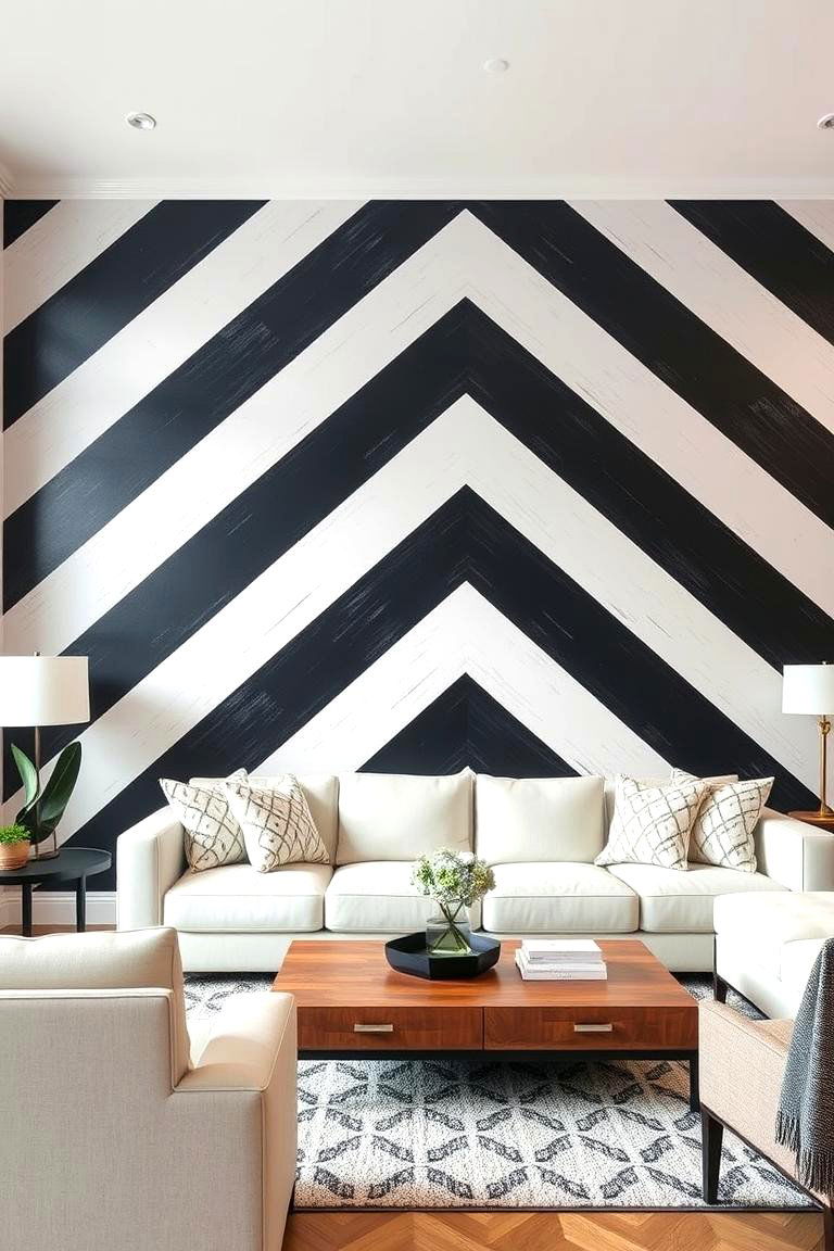 Chevron Pattern - 24 Wall Texture Ideas