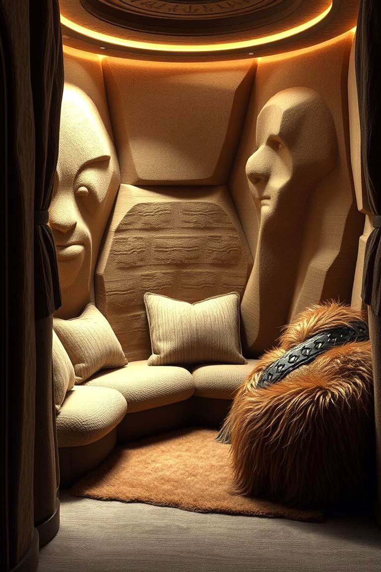 Chewbacca Cuddle Corner - 24 Star Wars Nursery Ideas
