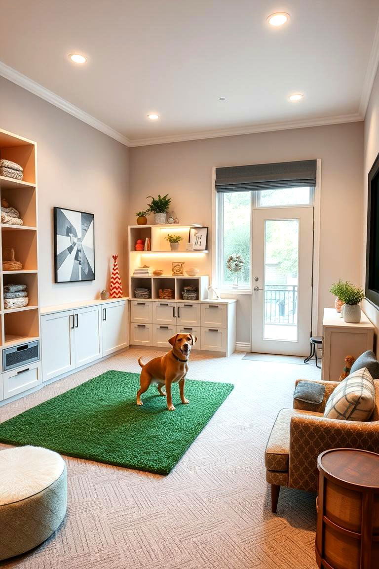 Chic Dog Playroom - 24 Dog Room Ideas