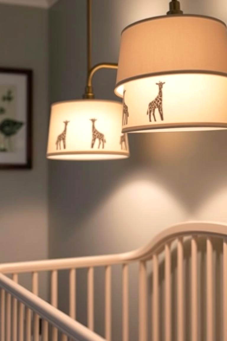 Chic Giraffe Lamp Shades - 24 Giraffe Nursery Ideas