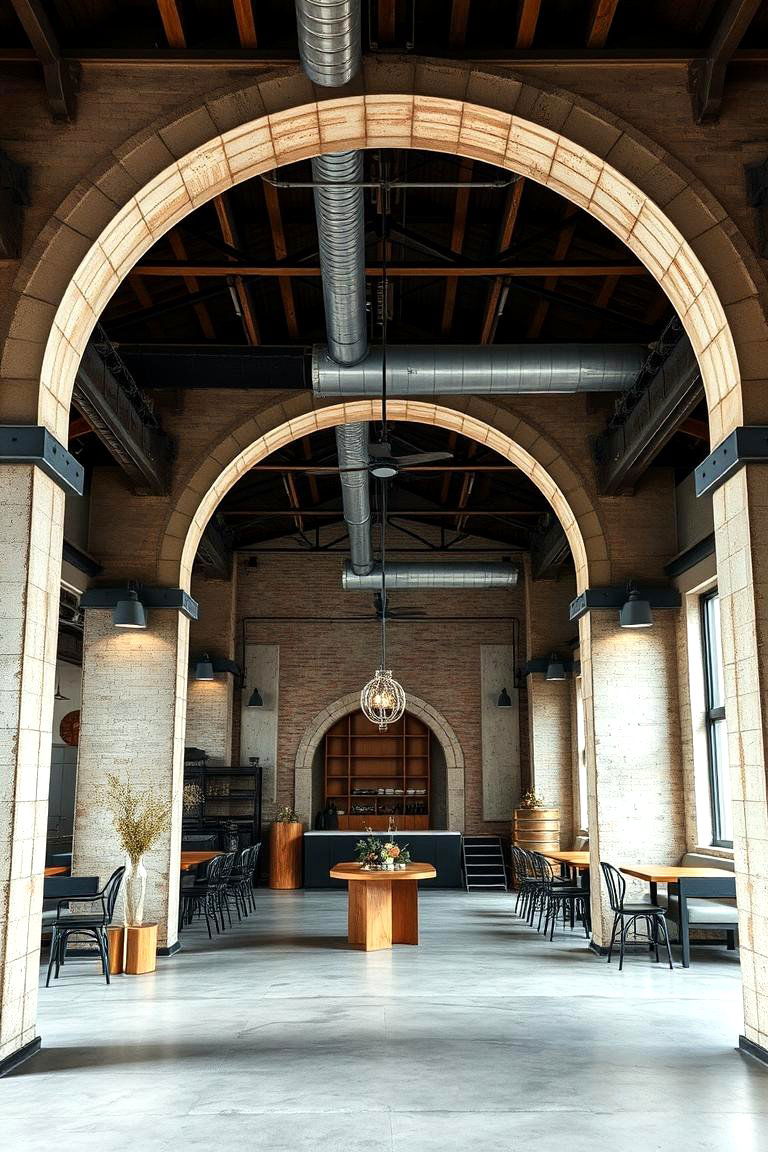 Chic Industrial Arch - 24 Wedding Arch Ideas