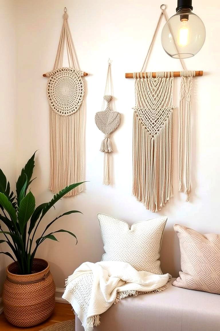 Chic Macrame Wall Hangings - 24 Girls Boho Bedroom Ideas