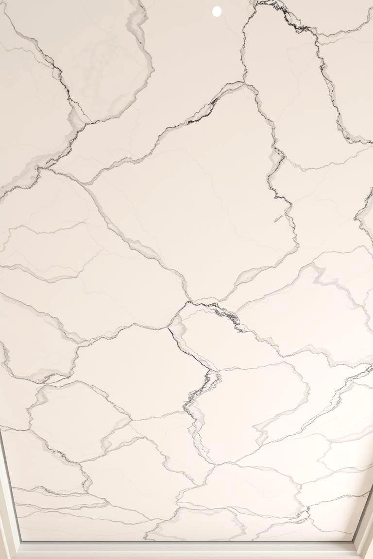 Chic Marble Effects - 24 Ceiling Wallpaper Ideas