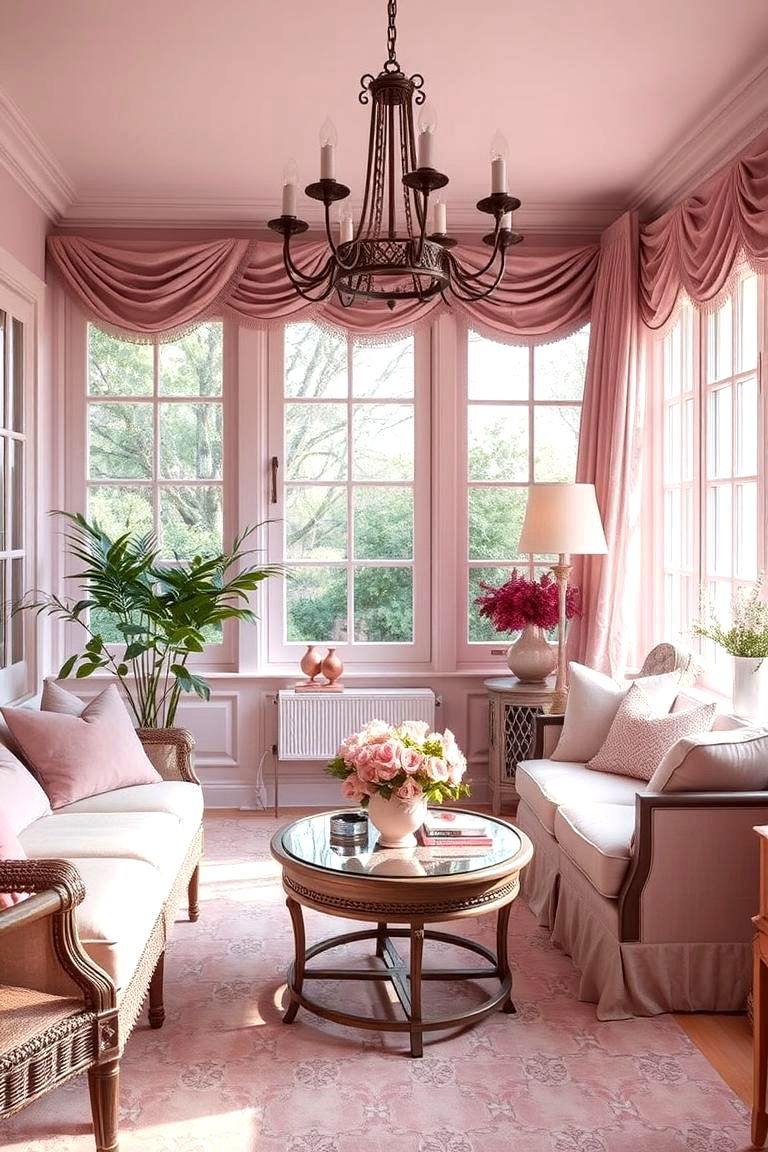 Chic Mauve Ambiance - 24 Sunroom Color Ideas