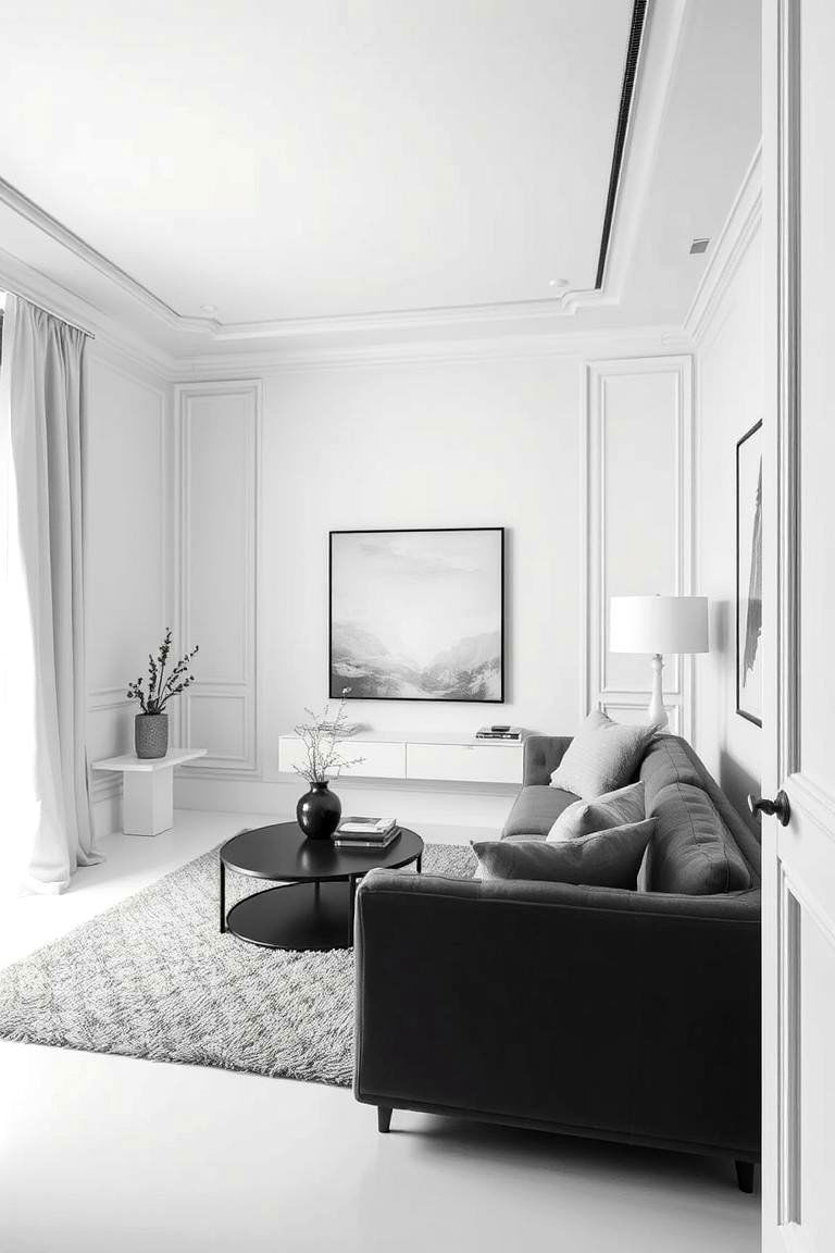 Chic Monochrome Style - 24 Dreamy Bedroom Design Ideas