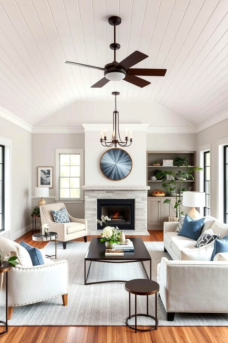Chic Shiplap Ceiling Trim - 24 Ceiling Trim Ideas