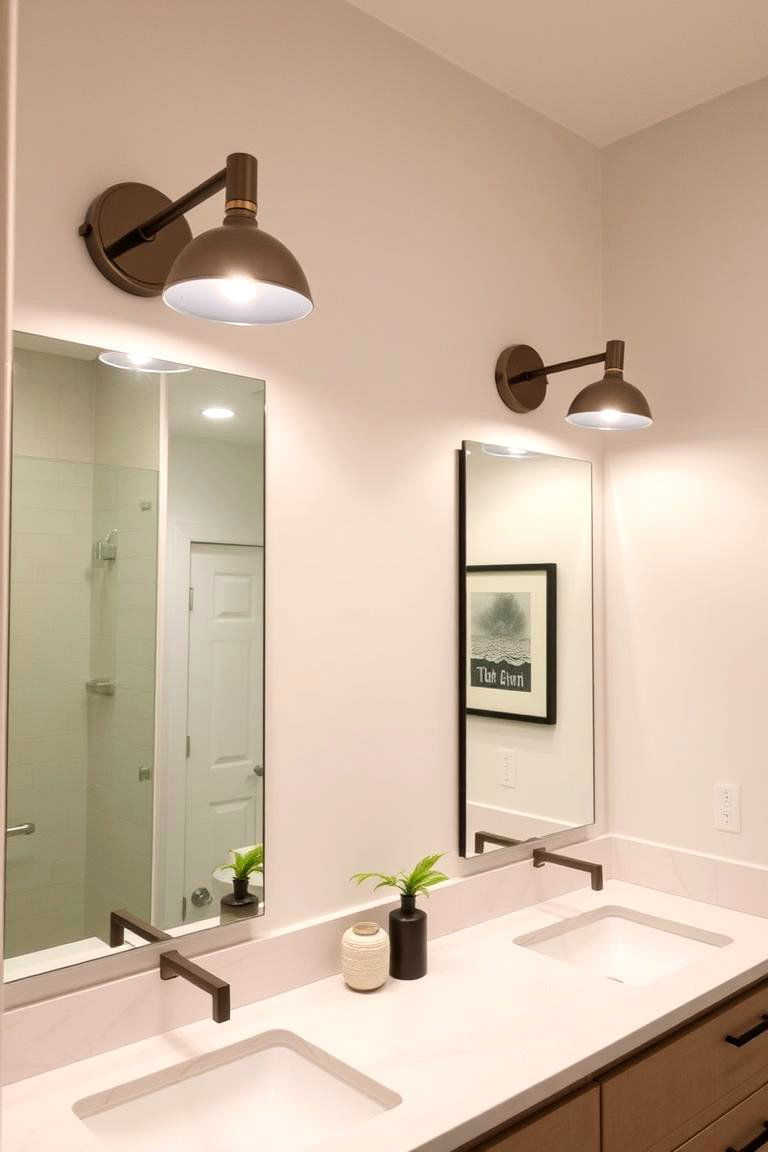 Chic Vanity Lighting - 24 Elegant Bathroom Decor Ideas