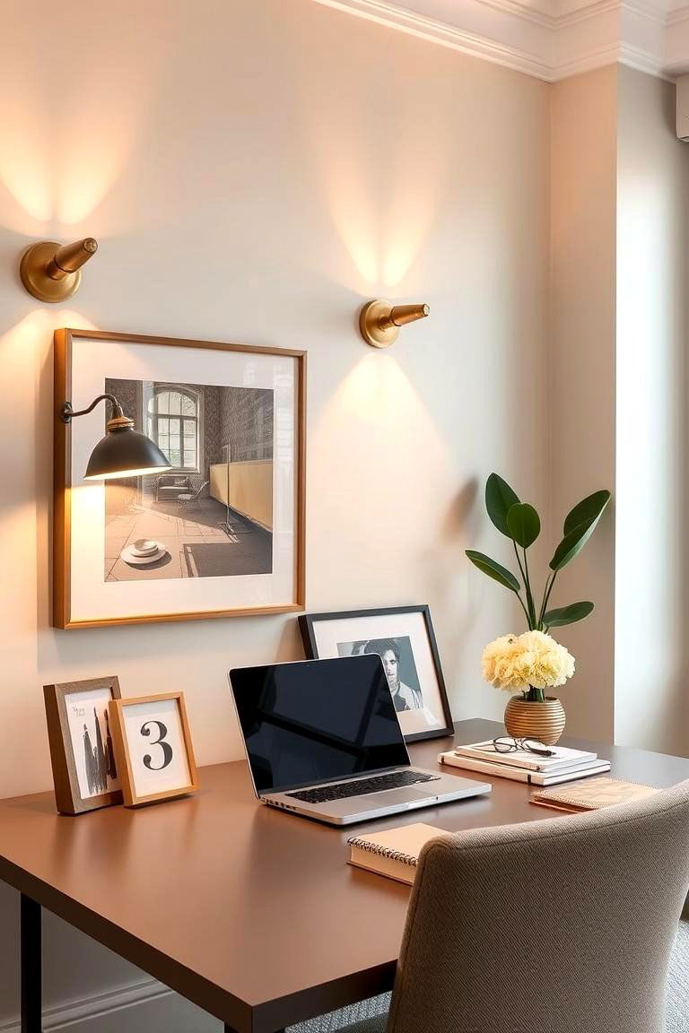 Chic Wall Sconce Displays - 24 Home Office Lighting Ideas