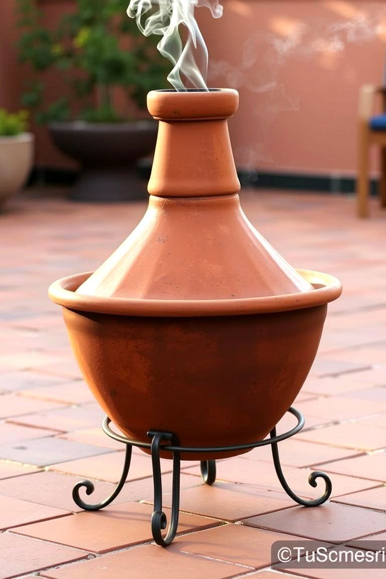 Chiminea Style Fire Pit - 24 Wood Burning Fire Pit Ideas