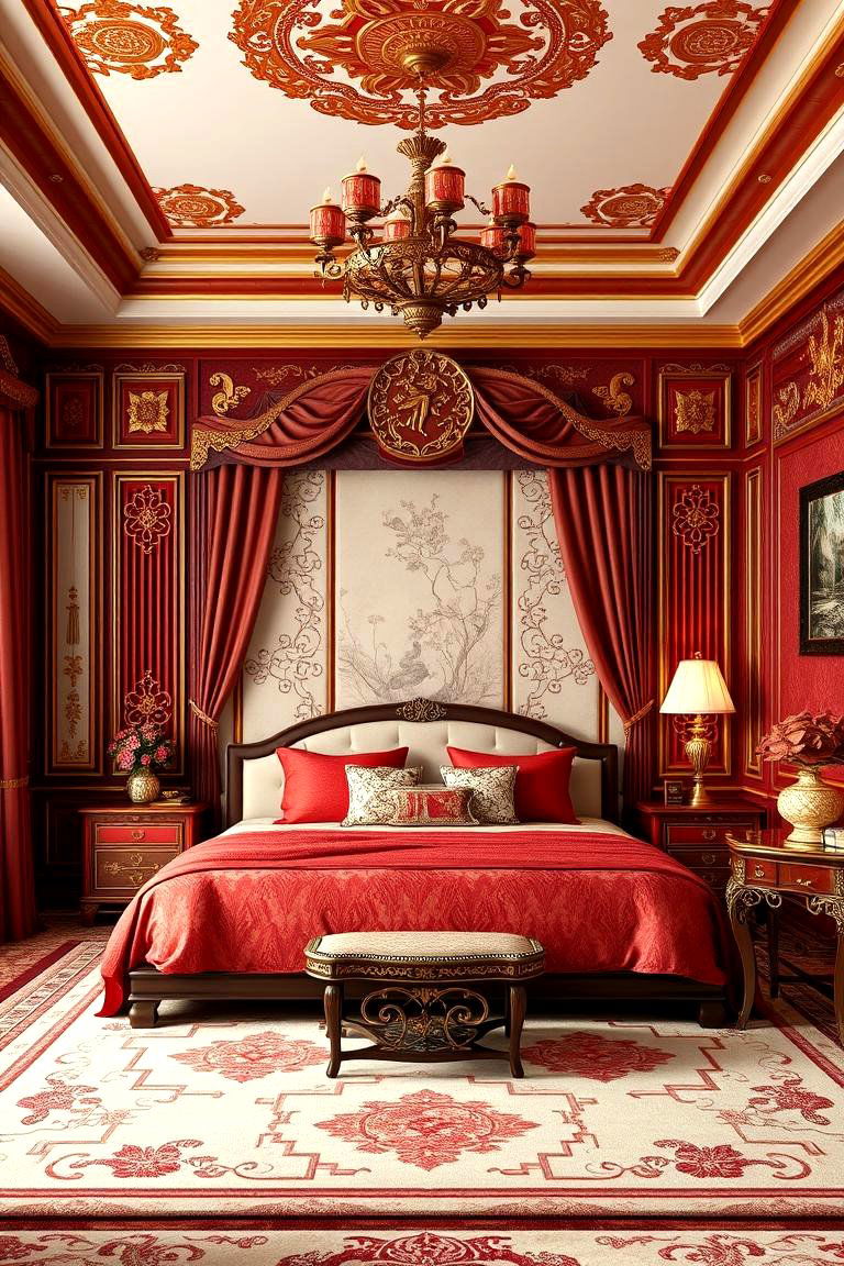 Chinese Imperial Elegance - 24 Asian Bedroom Ideas