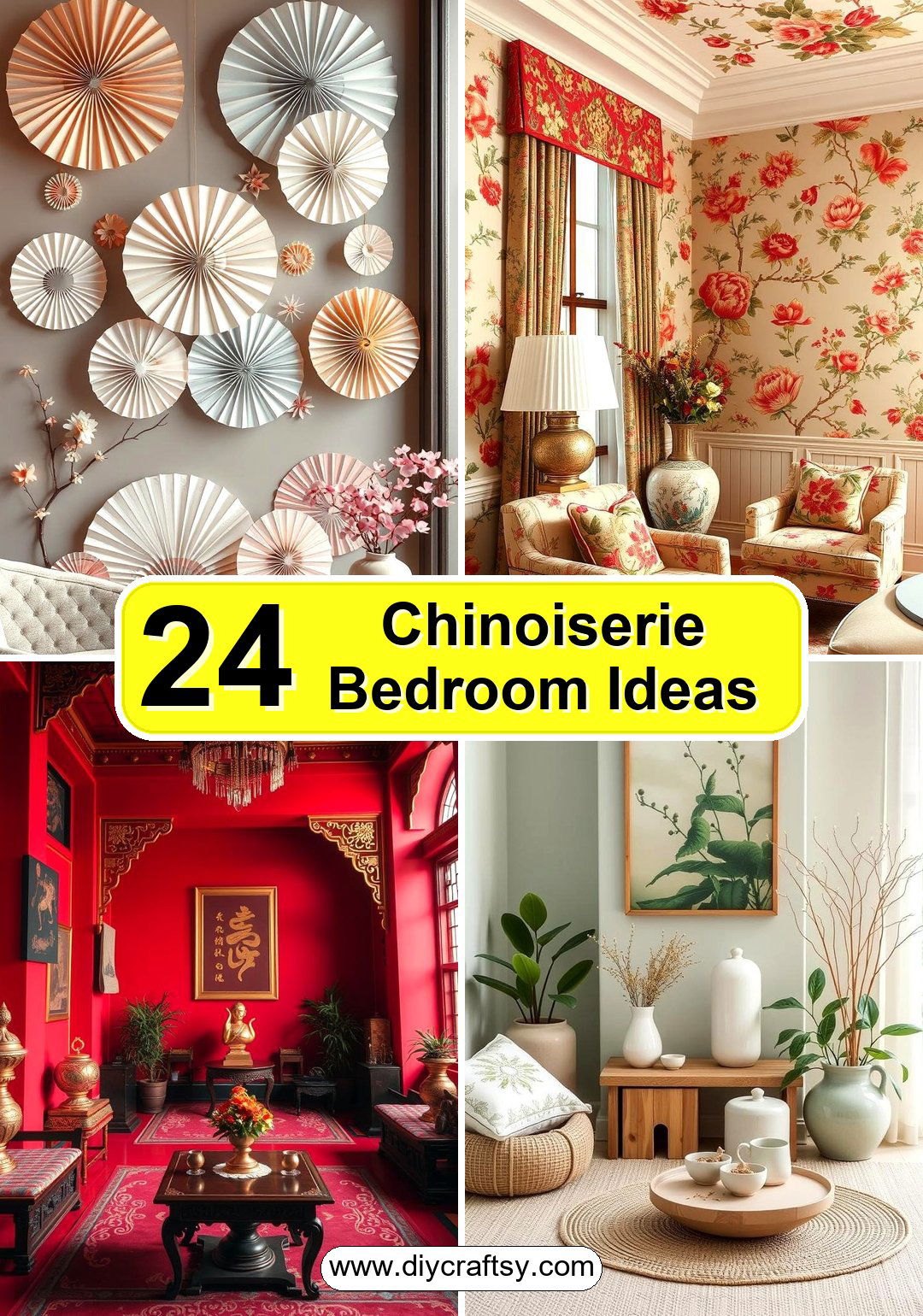 Chinoiserie Bedroom Ideas